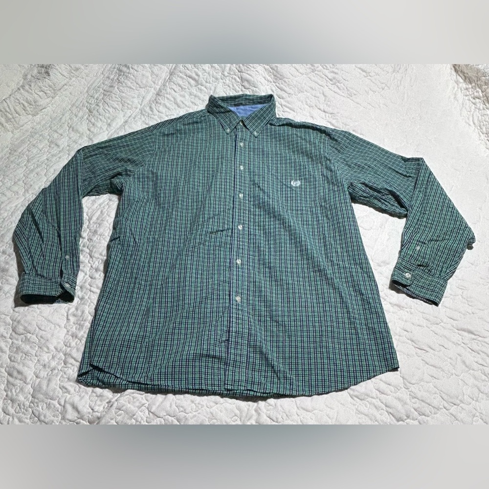Men’s Chaps Size 2XLT Button Up Long Sleeve Shirt